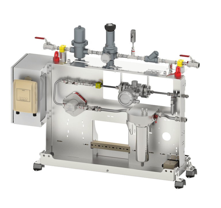 Bild eines Dosiersystems Zweistoff-Pumpensystem der Firma Scherzinger.